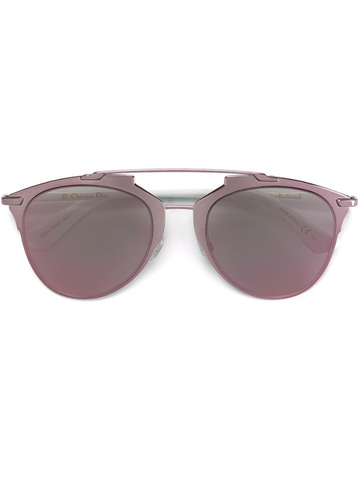 Dior Eyewear 'reflected' Sunglasses - Pink & Purple
