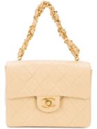 Chanel Vintage Mini Quilted Flap Bag, Women's, Nude/neutrals