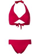 Fisico Intreccio Bikini - Red