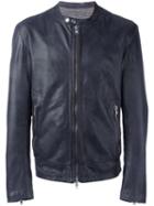 S.w.o.r.d 6.6.44 'divo' Jacket, Men's, Size: 52, Blue, Cotton/polyester/nappa Leather