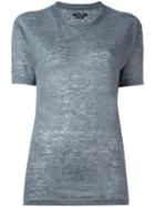 Isabel Marant 'madjo' T-shirt, Women's, Size: Small, Blue, Linen/flax