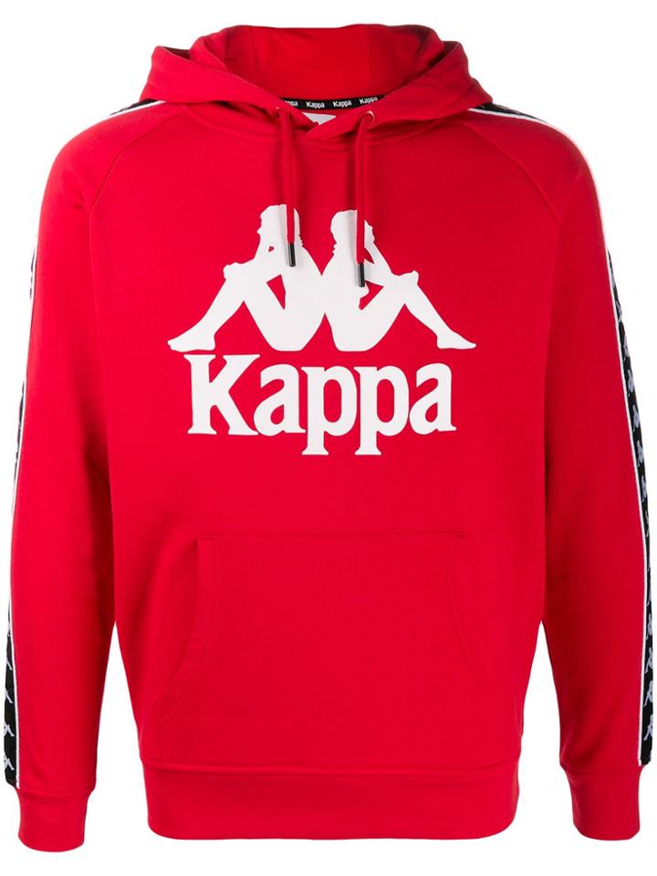 Kappa Omini Logo-print Hoodie - Red