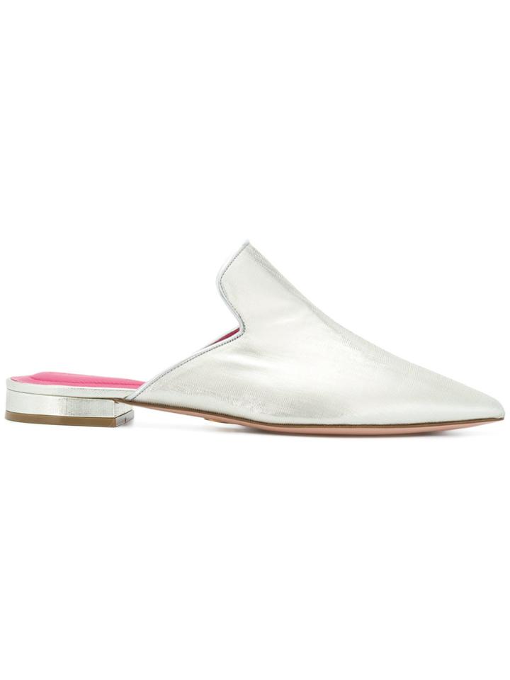 Oscar Tiye Alice Slippers - Metallic