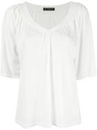 Louis Feraud Vintage V-neck Top, Women's, Size: 38, White
