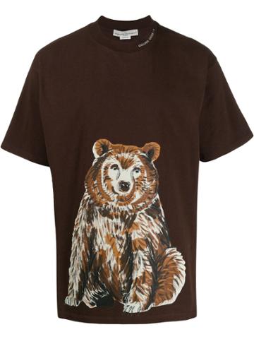 Golden Goose Bear Print T-shirt - Brown