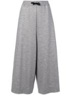 Maison Margiela - Cropped Trousers - Women - Silk/cotton/polyamide/virgin Wool - 42, Grey, Silk/cotton/polyamide/virgin Wool