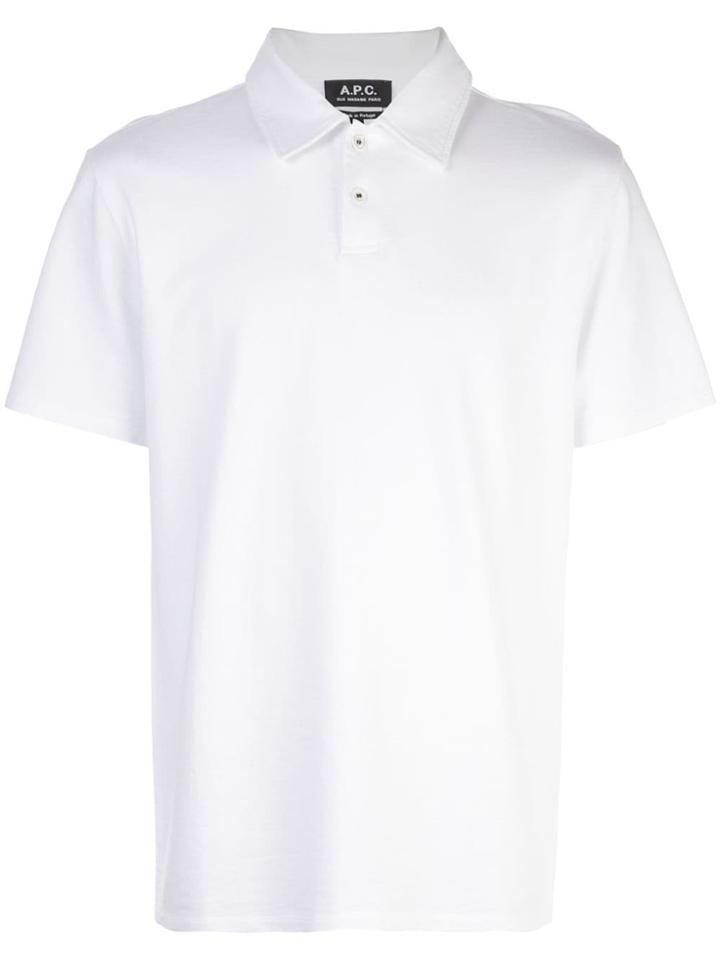 A.p.c. Pavement Polo Shirt - White
