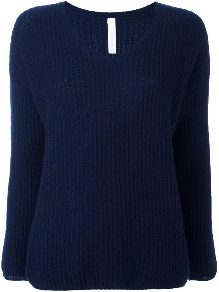Philo-sofie V-neck Pullover, Women's, Size: 34, Blue, Cashmere