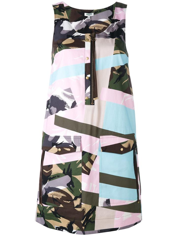 Kenzo Broken Camo Dress - Green