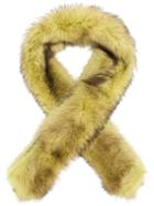 Vera Wang Racoon Fur Shawl, Women's, Green, Racoon Fur