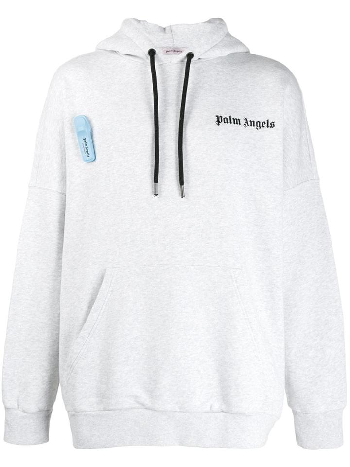 Palm Angels Logo Sweatshirt - Grey