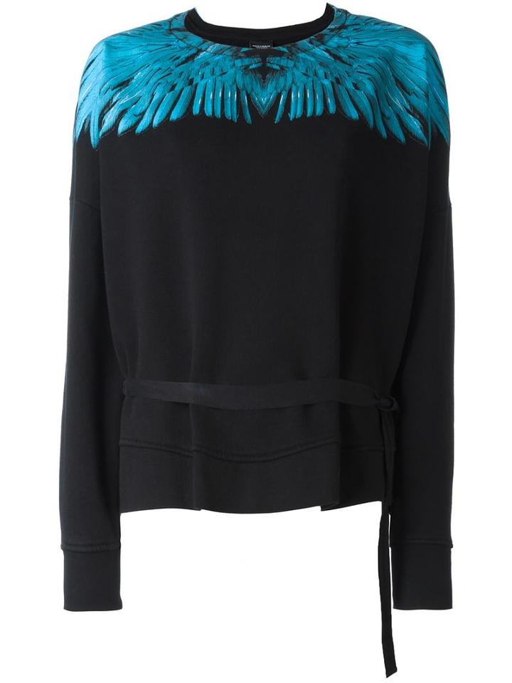 Marcelo Burlon County Of Milan 'daina' Sweatshirt, Women's, Size: Xs, Black, Cotton
