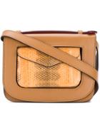 Stée Flap Camera Crossbody Bag - Brown
