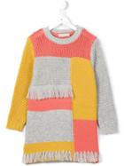 Stella Mccartney Kids 'autumn' Knitted Dress, Girl's, Size: 8 Yrs, Pink/purple