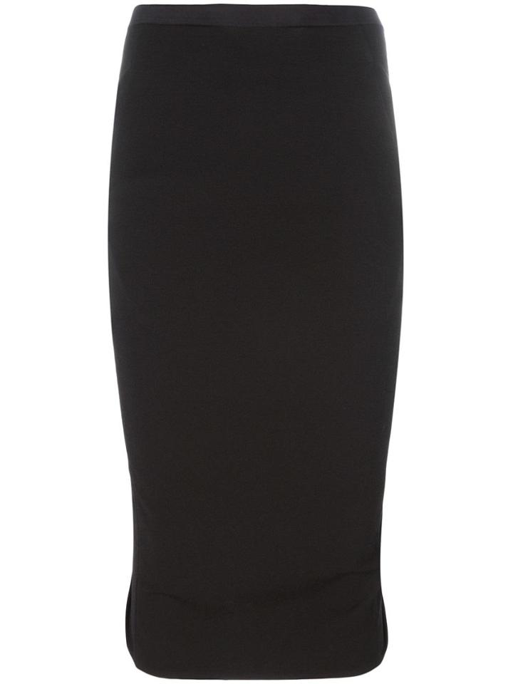 Rick Owens Pillar Pencil Skirt - Black