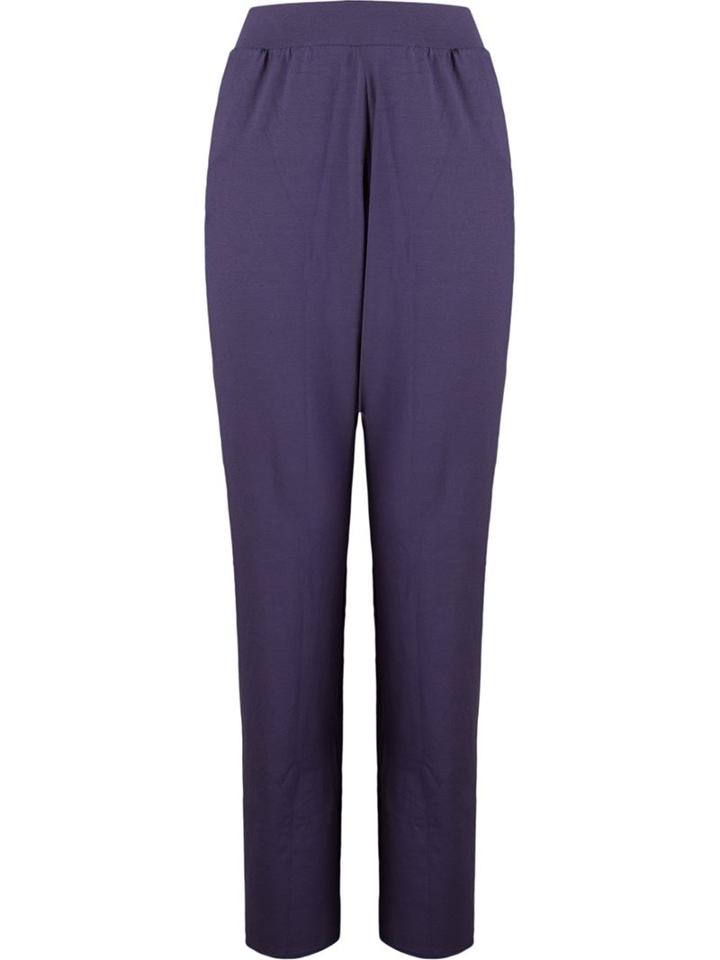 Lygia & Nanny Straight Leg Trousers, Women's, Size: 42, Blue, Spandex/elastane/viscose