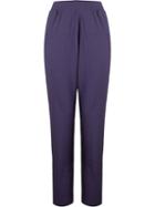 Lygia & Nanny Straight Leg Trousers, Women's, Size: 42, Blue, Spandex/elastane/viscose