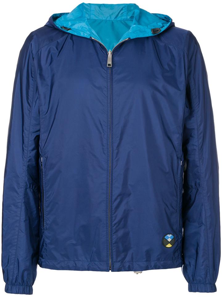 Prada Reversible Nylon Windbreaker - Blue
