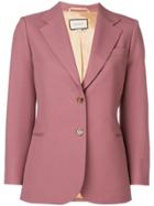 Gucci Melon Fitted Blazer - Pink
