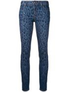 Just Cavalli Abstract Pattern Skinny Jeans - Blue