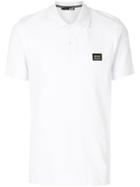 Love Moschino Logo Plaque Polo Shirt - White
