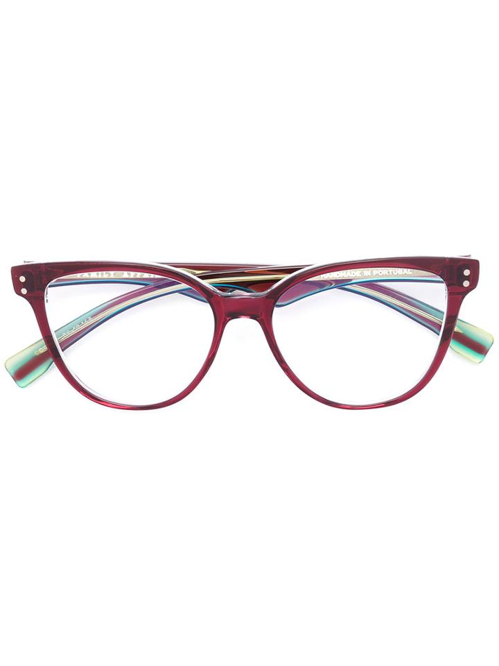 Family Affair - Cat Eye Glasses - Women - Acetate - 52, Pink/purple, Acetate