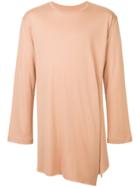 Bed J.w. Ford Asymmetric Long Sleeve T-shirt - Pink & Purple