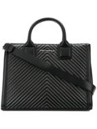 Karl Lagerfeld K/klassik Quilted Tote Bag - Black