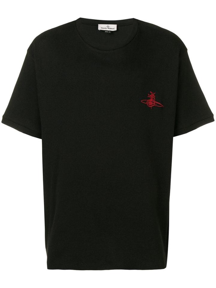 Vivienne Westwood Oversized Ribbed T-shirt - Black