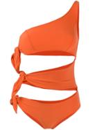 Lisa Marie Fernandez Side Tie Swimsuit - Orange