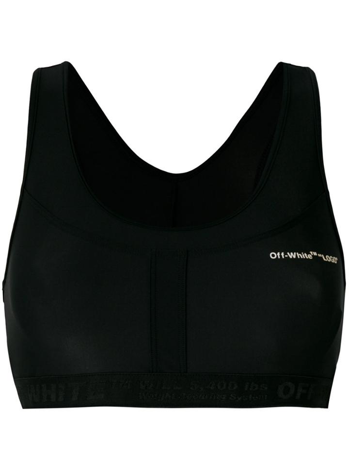 Off-white Active Bra Top - Black