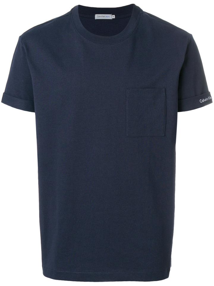 Calvin Klein Jeans Logo Print T-shirt - Blue