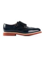 Church S Buckled Shoes, Men's, Size: 6.5, Blue, Leather/rubber