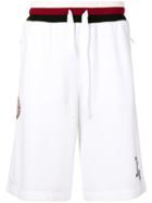 Dolce & Gabbana King Patch Track Shorts - White