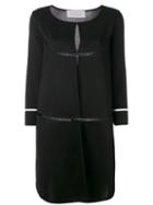 Gianluca Capannolo Single Breasted Coat, Women's, Size: Large, Black, Polyamide/polyester/spandex/elastane/viscose