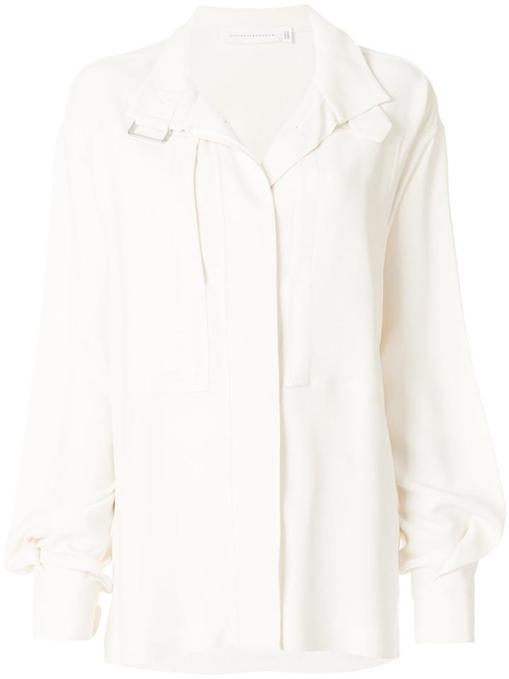 Victoria Beckham Oversized Shirt - Nude & Neutrals