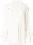 Victoria Beckham Oversized Shirt - Nude & Neutrals