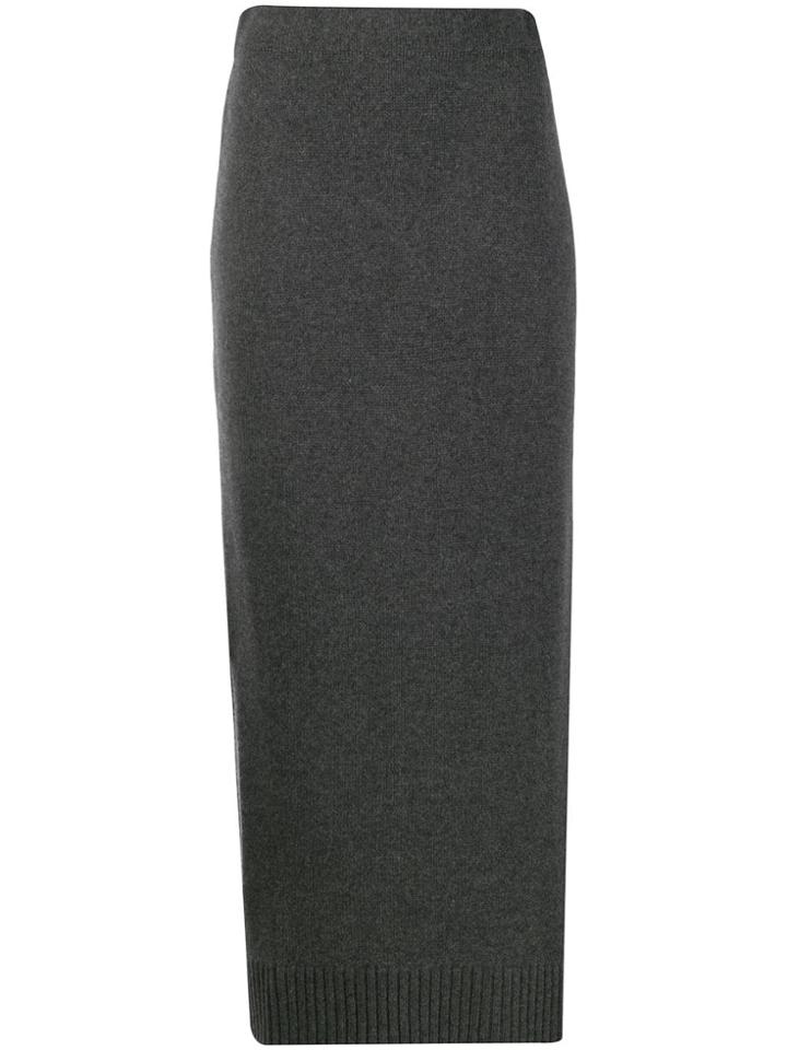 Lamberto Losani Fine Knit Skirt - Grey