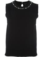 Marc Jacobs Embellished Tank Top - Black
