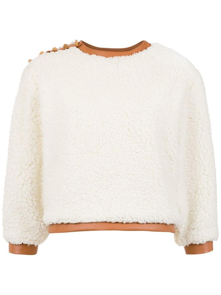 Framed Cozy Top - White