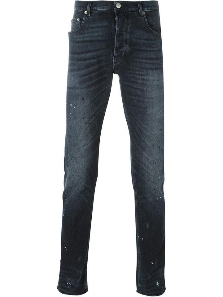 Golden Goose Deluxe Brand Slim Fit Jeans, Men's, Size: 34, Black, Cotton/spandex/elastane/other Fibres