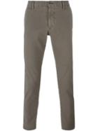 Incotex Classic Chinos, Men's, Size: 36, Grey, Cotton/spandex/elastane