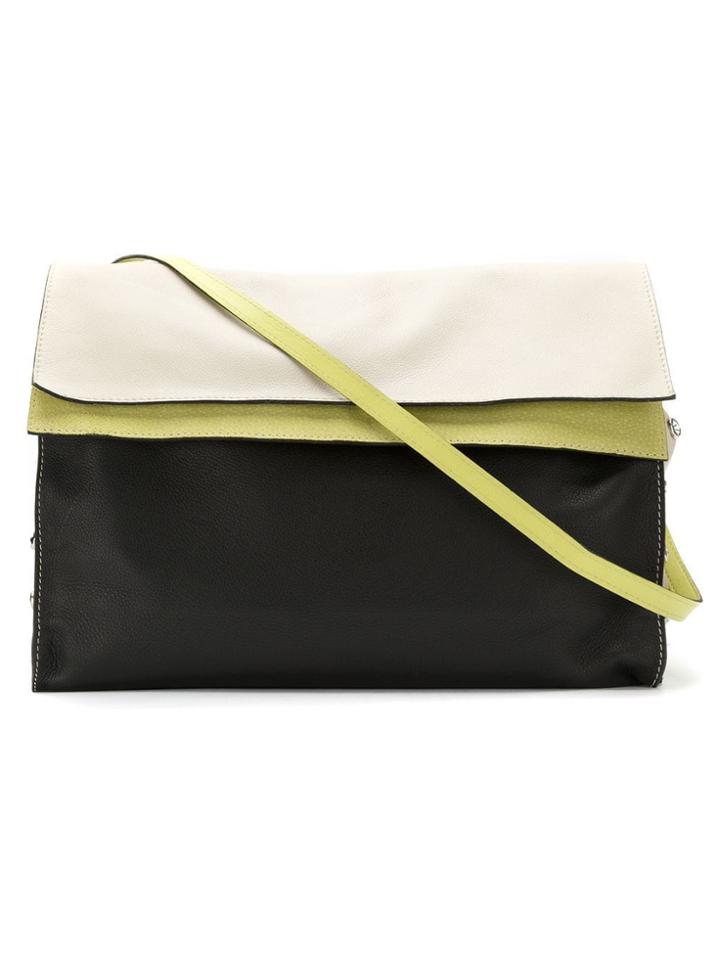 Mara Mac Apliqué Shoulder Bag - Green