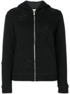 Valentino - Zip Hoodie - Women - Cotton/polyamide/polyester - M, Black, Cotton/polyamide/polyester
