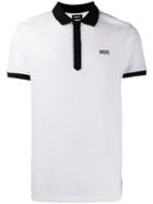 Diesel T-skatt-b1 Polo Shirt - White
