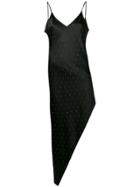 Amiri Asymmetric Studded Dress - Black