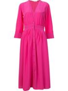 Vanessa Bruno Three-quarters Sleeve Buttoned Dress