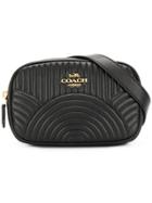 Coach Belt Bag With Deco Quilting - Black