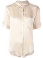 Masscob Shortsleeved Shirt, Women's, Size: Large, Nude/neutrals, Silk