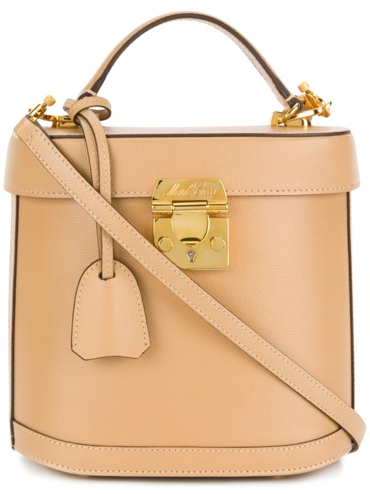 Mark Cross Top Handle Bucket Bag - Nude & Neutrals